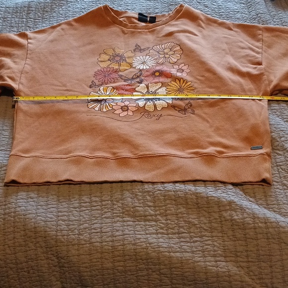 Roxy Brown Sweatshirt with Floral Print - Picture 6 of 6